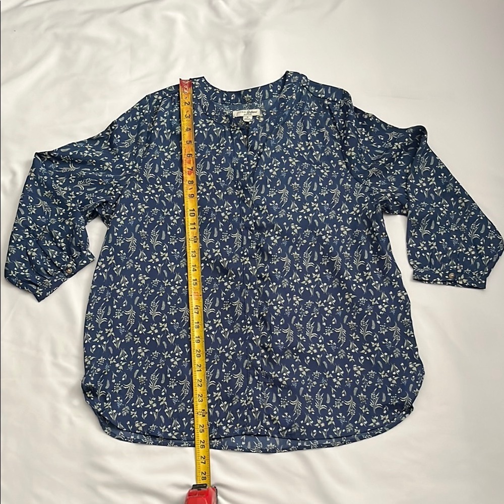 Jachs Girlfriend Floral Blue Blouse - Picture 2 of 10